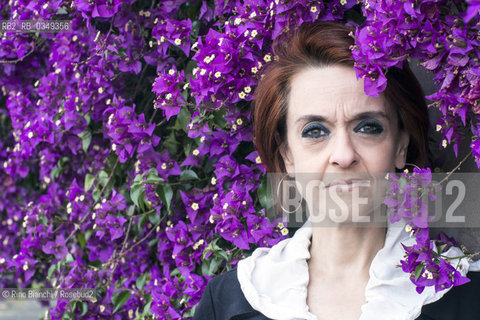 Rome May 28, 2016..Gaja Lombardi Cenciarelli, scrittrice e traduttrice dall’inglese, caporedattrice di vibrisselibri, fotografata a Roma a Largo Alessi..Photo: RINO BIANCHI ©Rino Bianchi/Rosebud2