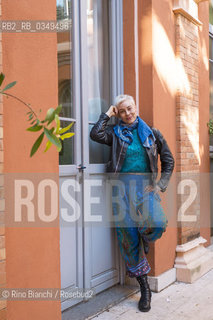 Rome December 10, 2016..Laura Lindstedt, Finnish writer, photographed in Rome, he made his debut with the Scissors novel, with Oneiron has won this years Finlandia Prize/Laura Lindstedt, scrittrice finlandese, fotografata a Roma, ha esordito con il romanzo Scissors, con Oneiron ha vinto quest’anno il Finlandia Prize.Photo: RINO BIANCHI ©Rino Bianchi/Rosebud2