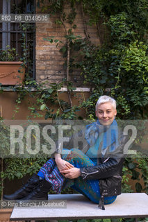 Rome December 10, 2016..Laura Lindstedt, Finnish writer, photographed in Rome, he made his debut with the Scissors novel, with Oneiron has won this years Finlandia Prize/Laura Lindstedt, scrittrice finlandese, fotografata a Roma, ha esordito con il romanzo Scissors, con Oneiron ha vinto quest’anno il Finlandia Prize.Photo: RINO BIANCHI ©Rino Bianchi/Rosebud2