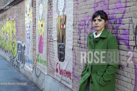 Rome December 10, 2016..Valeria Luiselli writer of Mexican origin, photographed in Rome in San Lorenzo district, collaborates with newspapers and magazines such as The New York Times, Letras Libres, Etiqueta Negra and Internazionale/Valeria Luiselli scrittrice di origine messicana, fotografata a Roma nel quartiere di San Lorenzo, collabora con giornali e riviste come The New York Times, Letras Libres, Etiqueta Negra e Internazionale. .Photo: RINO BIANCHI ©Rino Bianchi/Rosebud2