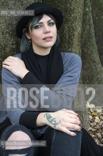 Rome December 11, 2016..Alessia Iuliano, italian poet, photographed in Rome in the Villa Torlonia park/Alessia Iuliano, poetessa italiana, fotografata a Roma nel parco di Villa Torlonia..Photo: RINO BIANCHI ©Rino Bianchi/Rosebud2