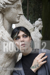 Rome December 11, 2016..Alessia Iuliano, italian poet, photographed in Rome in the Villa Torlonia park/Alessia Iuliano, poetessa italiana, fotografata a Roma nel parco di Villa Torlonia..Photo: RINO BIANCHI ©Rino Bianchi/Rosebud2