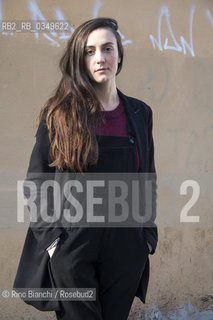 Rome December 15, 2016..Giulia Caminito, photographed in the Roman district of Testaccio, Italian writer, works for a Roman publishing house/Giulia Caminito, fotografata nel quartiere romano di Testaccio, scrittrice italiana, lavora per una casa editrice romana. .Photo: RINO BIANCHI ©Rino Bianchi/Rosebud2