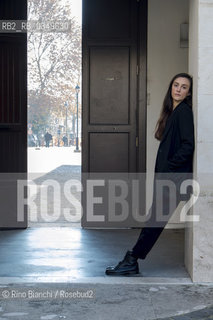 Rome December 15, 2016..Giulia Caminito, photographed in the Roman district of Testaccio, Italian writer, works for a Roman publishing house/Giulia Caminito, fotografata nel quartiere romano di Testaccio, scrittrice italiana, lavora per una casa editrice romana. .Photo: RINO BIANCHI ©Rino Bianchi/Rosebud2