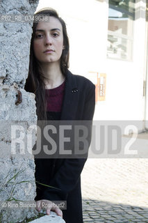 Rome December 15, 2016..Giulia Caminito, photographed in the Roman district of Testaccio, Italian writer, works for a Roman publishing house/Giulia Caminito, fotografata nel quartiere romano di Testaccio, scrittrice italiana, lavora per una casa editrice romana. .Photo: RINO BIANCHI ©Rino Bianchi/Rosebud2