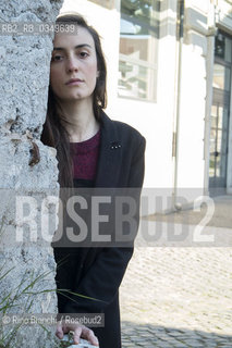 Rome December 15, 2016..Giulia Caminito, photographed in the Roman district of Testaccio, Italian writer, works for a Roman publishing house/Giulia Caminito, fotografata nel quartiere romano di Testaccio, scrittrice italiana, lavora per una casa editrice romana. .Photo: RINO BIANCHI ©Rino Bianchi/Rosebud2