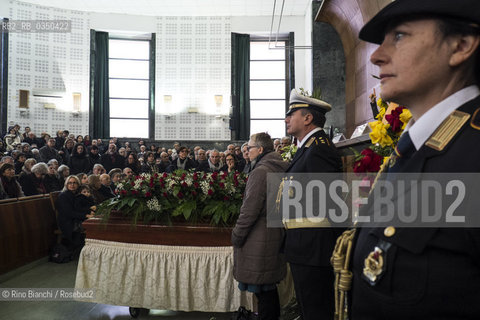 Rome January 7, 2016..A moment during the memorial service of Tullio De Mauro Aula 1 of the faculty of La Sapienza/Un momento della commemorazione funebre di Tullio De Mauro allAula 1 della facoltà di Lettere de La Sapienza..Photo: RINO BIANCHI ©Rino Bianchi/Rosebud2