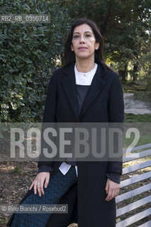 Rome February 10, 2017..Gaia Manzini, Italian writer, who made his debut in 2009 with the collection of stories of Nudo di famiglia (Fandango, Chiara Prize finalist), photographed in Rome in the park of Villa Celimontana/Gaia Manzini, scrittrice italiana, che ha esordito nel 2009 con la raccolta di racconti Nudo di famiglia (Fandango, finalista premio Chiara), fotografata a Roma nel parco di Villa Celimontana. .Photo: RINO BIANCHI ©Rino Bianchi/Rosebud2