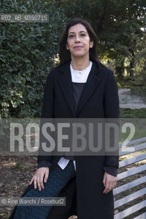 Rome February 10, 2017..Gaia Manzini, Italian writer, who made his debut in 2009 with the collection of stories of Nudo di famiglia (Fandango, Chiara Prize finalist), photographed in Rome in the park of Villa Celimontana/Gaia Manzini, scrittrice italiana, che ha esordito nel 2009 con la raccolta di racconti Nudo di famiglia (Fandango, finalista premio Chiara), fotografata a Roma nel parco di Villa Celimontana. .Photo: RINO BIANCHI ©Rino Bianchi/Rosebud2