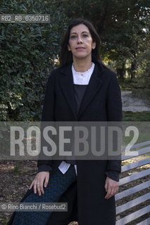 Rome February 10, 2017..Gaia Manzini, Italian writer, who made his debut in 2009 with the collection of stories of Nudo di famiglia (Fandango, Chiara Prize finalist), photographed in Rome in the park of Villa Celimontana/Gaia Manzini, scrittrice italiana, che ha esordito nel 2009 con la raccolta di racconti Nudo di famiglia (Fandango, finalista premio Chiara), fotografata a Roma nel parco di Villa Celimontana. .Photo: RINO BIANCHI ©Rino Bianchi/Rosebud2