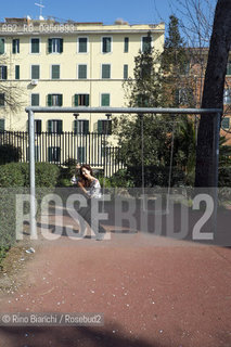 Rome February 17, 2017..Ida Amlesù, writer, Slavonic scholar, translator and Italian opera singer of Eritrean origin, photographed in Rome in the park of Villa Mercede/Ida Amlesù, scrittrice, slavista, traduttrice e cantante lirica italiana di origine eritrea, fotografata a Roma nel parco di Villa Mercede..Photo: RINO BIANCHI ©Rino Bianchi/Rosebud2