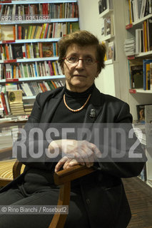 Rome March 7, 2017..Nicoletta Sipos, Italian journalist and writer, photographed in Rome in the Testaccio district/Nicoletta Sipos, giornalista e scrittrice italiana fotografata a Roma nel quartiere di Testaccio..Photo: RINO BIANCHI ©Rino Bianchi/Rosebud2