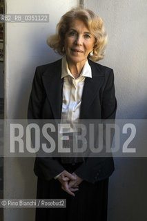 Rome March 15, 2017..Eva Cantarella, historical antiquity and the ancient right, photographed in Rome within the Liceo Tasso/Eva Cantarella, storica dellantichità e del diritto antico, fotografata a Roma allinterno del Liceo Tasso..Photo: RINO BIANCHI ©Rino Bianchi/Rosebud2