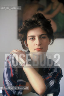 Roma 20 agosto 2010..Rome May 17, 1993..Margherita dAmico, Italian journalist and writer, photographed in his residence in Rome/Margherita dAmico, giornalista e scrittrice italiana, fotografata a Roma nella sua abitazione..Photo: RINO BIANCHI ©Rino Bianchi/Rosebud2