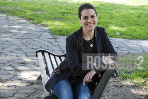 Rome March 17, 2017..Licia Troisi, Italian writer, photographed in Rome in the park of the former Olympic Village Roma 1960/Licia Troisi, scrittrice italiana, fotografata a Roma nel parco dellex Villaggio Olimpico Roma 1960..Photo: RINO BIANCHI ©Rino Bianchi/Rosebud2