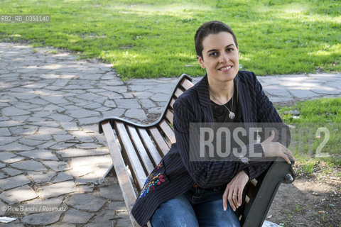 Rome March 17, 2017..Licia Troisi, Italian writer, photographed in Rome in the park of the former Olympic Village Roma 1960/Licia Troisi, scrittrice italiana, fotografata a Roma nel parco dellex Villaggio Olimpico Roma 1960..Photo: RINO BIANCHI ©Rino Bianchi/Rosebud2