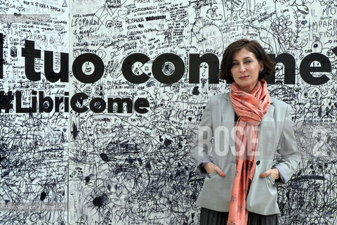 Rome March 19, 2017..Parisa Reza, Iranian writer, lives in France since the age of 17, photographed in Rome in the Auditorium/Parisa Reza, scrittrice iraniana, vive in Francia dalletà di 17 anni, fotografata a Roma negli spazi dellAuditorium..Photo: RINO BIANCHI ©Rino Bianchi/Rosebud2