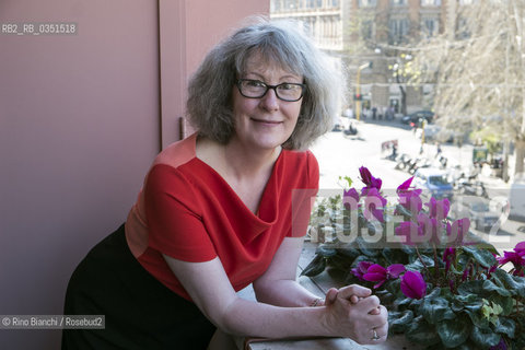 Rome March 21, 2017..Gwyneth Lewis, poet, Anglicist and Welsh journalist, member of the Royal Society of Literature, member of Nesta and the Welsh Academy, photographed in Rome/Gwyneth Lewis, poetessa, anglista e giornalista gallese, membro della Royal Society of Literature, membro della Nesta e della Welsh Academy, fotografata a Roma..Photo: RINO BIANCHI ©Rino Bianchi/Rosebud2