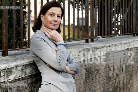 Rome March 24, 2017..Catherine Soffici, journalist and writer, photographed in Rome near Piazza del Popolo/Caterina Soffici, giornalista e scrittrice, fotografata a Roma nei pressi di piazza del Popolo..Photo: RINO BIANCHI ©Rino Bianchi/Rosebud2