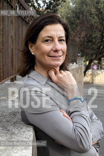 Rome March 24, 2017..Catherine Soffici, journalist and writer, photographed in Rome near Piazza del Popolo/Caterina Soffici, giornalista e scrittrice, fotografata a Roma nei pressi di piazza del Popolo..Photo: RINO BIANCHI ©Rino Bianchi/Rosebud2