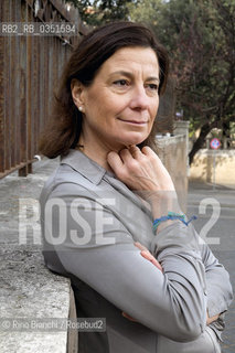 Rome March 24, 2017..Catherine Soffici, journalist and writer, photographed in Rome near Piazza del Popolo/Caterina Soffici, giornalista e scrittrice, fotografata a Roma nei pressi di piazza del Popolo..Photo: RINO BIANCHI ©Rino Bianchi/Rosebud2