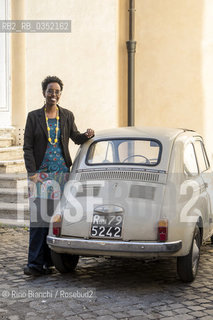 Rome April 29, 2017..Igiaba Scego, a writer, journalist and political activist, photographed in Rome/Igiaba Scego, scrittrice, giornalista ed attivista politica, fotografata a Roma..Photo: RINO BIANCHI ©Rino Bianchi/Rosebud2