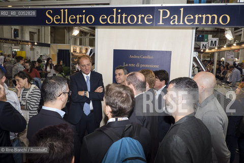 Turin May 19, 2017..Antonio Sellerio, a publisher, photographed in the Lingotto spaces during the 30th edition of the Turin Book Fair/Antonio Sellerio, editore, fotografato negli spazi del Lingotto durante la 30 edizione del Salone del Libro di Torino..Photo: RINO BIANCHI ©Rino Bianchi/Rosebud2