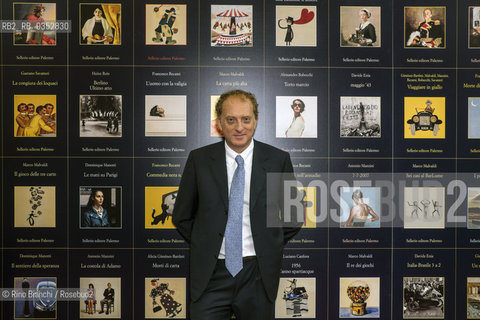 Turin May 19, 2017..Antonio Sellerio, a publisher, photographed in the Lingotto spaces during the 30th edition of the Turin Book Fair/Antonio Sellerio, editore, fotografato negli spazi del Lingotto durante la 30 edizione del Salone del Libro di Torino..Photo: RINO BIANCHI ©Rino Bianchi/Rosebud2