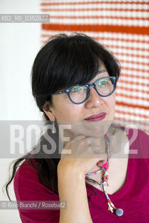 Turin May 18, 2017..Suzy Lee, Korean author and illustrator, photographed in Turin in Lingottos spaces/Suzy Lee, autrice ed illustratrice coreana, fotografata a Torino negli spazi del Lingotto..Photo: RINO BIANCHI. ©Rino Bianchi/Rosebud2