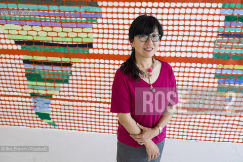 Turin May 18, 2017..Suzy Lee, Korean author and illustrator, photographed in Turin in Lingottos spaces/Suzy Lee, autrice ed illustratrice coreana, fotografata a Torino negli spazi del Lingotto..Photo: RINO BIANCHI. ©Rino Bianchi/Rosebud2