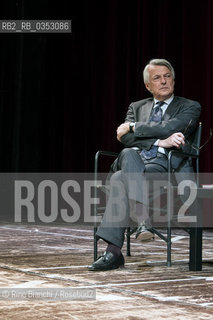 Rome May 30, 2017..Ferruccio de Bortoli, a journalist, former director of Il Corriere della Sera and Il Sole 24 Ore, president of the Longanesi publishing house, photographed in Rome during the presentation of his book/Ferruccio de Bortoli, giornalista, ex direttore de Il Corriere della Sera e de Il Sole 24 Ore, presidente della casa editrice Longanesi, fotografato a Roma in occasione della presentazione del suo libro..Photo: RINO BIANCHI ©Rino Bianchi/Rosebud2