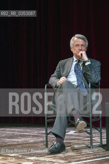 Rome May 30, 2017..Ferruccio de Bortoli, a journalist, former director of Il Corriere della Sera and Il Sole 24 Ore, president of the Longanesi publishing house, photographed in Rome during the presentation of his book/Ferruccio de Bortoli, giornalista, ex direttore de Il Corriere della Sera e de Il Sole 24 Ore, presidente della casa editrice Longanesi, fotografato a Roma in occasione della presentazione del suo libro..Photo: RINO BIANCHI ©Rino Bianchi/Rosebud2