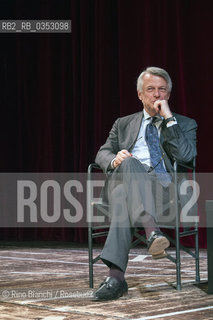 Rome May 30, 2017..Ferruccio de Bortoli, a journalist, former director of Il Corriere della Sera and Il Sole 24 Ore, president of the Longanesi publishing house, photographed in Rome during the presentation of his book/Ferruccio de Bortoli, giornalista, ex direttore de Il Corriere della Sera e de Il Sole 24 Ore, presidente della casa editrice Longanesi, fotografato a Roma in occasione della presentazione del suo libro..Photo: RINO BIANCHI ©Rino Bianchi/Rosebud2