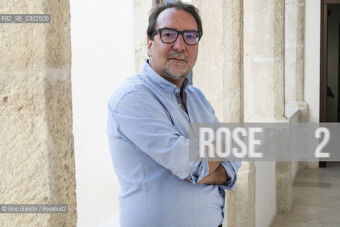 Conversano(BA) September 14, 2017..Amedeo Feniello, a historian of the Middle Ages and an Italian essayist, photographed at Conversano/Amedeo Feniello, storico del Medioevo e saggista  italiano, fotografato a Conversano..Photo: RINO BIANCHI ©Rino Bianchi/Rosebud2