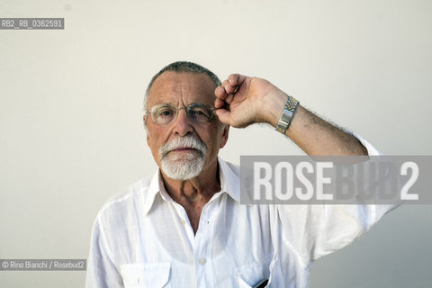 Conversano (BA) September 14, 2017..Gianfranco Uber, an Italian cartoonist, photographed at Conversano/Gianfranco Uber, vignettista italiano, fotografato a Conversano..Photo: RINO BIANCHI ©Rino Bianchi/Rosebud2