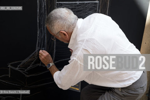 onversano (BA) September 14, 2017..Gianfranco Uber, an Italian cartoonist, photographed at Conversano/Gianfranco Uber, vignettista italiano, fotografato a Conversano..Photo: RINO BIANCHI ©Rino Bianchi/Rosebud2