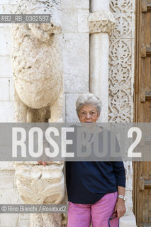 Conversano September 14, 2017..Itala Vivan, an expert in African literature, postcolonialism and essayist, photographed at Conversano/Itala Vivan, esperta di letteratura africana, postcolonialismo e saggista, fotografata a Conversano..Photo: RINO BIANCHI ©Rino Bianchi/Rosebud2