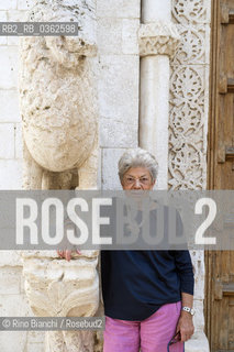 Conversano September 14, 2017..Itala Vivan, an expert in African literature, postcolonialism and essayist, photographed at Conversano/Itala Vivan, esperta di letteratura africana, postcolonialismo e saggista, fotografata a Conversano..Photo: RINO BIANCHI ©Rino Bianchi/Rosebud2