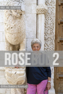 Conversano September 14, 2017..Itala Vivan, an expert in African literature, postcolonialism and essayist, photographed at Conversano/Itala Vivan, esperta di letteratura africana, postcolonialismo e saggista, fotografata a Conversano..Photo: RINO BIANCHI ©Rino Bianchi/Rosebud2