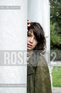 Rome October 2, 2017..Ilaria Gaspari, a writer and saggista, photographed in Rome in the park of Villa Torlonia/Ilaria Gaspari, scrittrice e saggista, fotografata a Roma nel parco di Villa Torlonia ©Rino Bianchi/Rosebud2