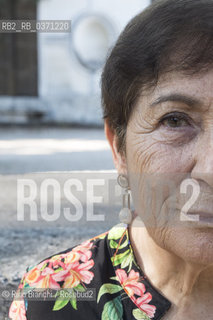 Rome October 20, 2017..Masal Pas Bagdadi, a child writer and psychotherapist born in Damascus, photographed in Rome in the park of Villa Borghese/Masal Pas Bagdadi, scrittrice per linfanzia e psicoterapeuta nata a Damasco, fotografata a Roma nel parco di Villa Borghese. ©Rino Bianchi/Rosebud2