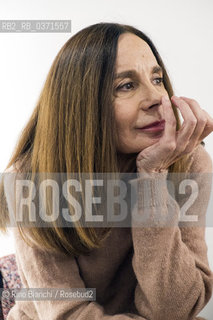 Rome January 11, 2018..Carmen Llera Moravia, Catalan journalist, writer and translatar, photographed in Rome on the occasion of the presentation of the book Non so perchè non ho fatto il pittore. Scritti darte(1934-1990)/Carmen Llera Moravia, giornalista, scrittrice e traduttrice catalana, fotografata a Roma in occasione della presentazione del libro Non so perchè non ho fatto il pittore. Scritti darte(1934-1990). ©Rino Bianchi/Rosebud2