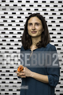 Rome February 9, 2017..Franca Mancinelli, Italian poet, photographed in Rome in Piazza di Pietra/Franca Mancinelli, poetessa italiana, fotografata a Roma in Piazza di Pietra. ©Rino Bianchi/Rosebud2