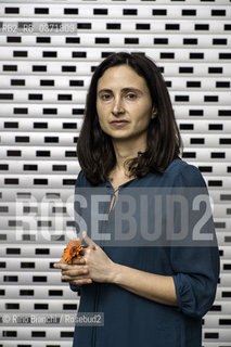 Rome February 9, 2017..Franca Mancinelli, Italian poet, photographed in Rome in Piazza di Pietra/Franca Mancinelli, poetessa italiana, fotografata a Roma in Piazza di Pietra. ©Rino Bianchi/Rosebud2