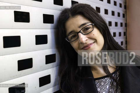 Rome February 9, 2018..Francesca Bellino, journalist and writer, photographed in Rome in Piazza di Pietra/Francesca Bellino, giornalista e scrittrice, fotografata a Roma in Piazza di Pietra ©Rino Bianchi/Rosebud2