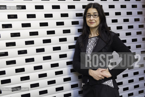 Rome February 9, 2018..Francesca Bellino, journalist and writer, photographed in Rome in Piazza di Pietra/Francesca Bellino, giornalista e scrittrice, fotografata a Roma in Piazza di Pietra ©Rino Bianchi/Rosebud2