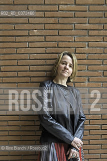 Rome March 17, 2018..Francesca Genti, poet, writer and essayist, photographed in Rome in the Roma 60 Village/Francesca Genti, poetessa, scrittrice e saggista, fotografata a Roma nel Villaggio Roma 60. ©Rino Bianchi/Rosebud2