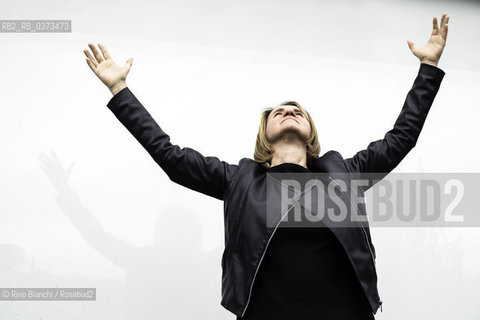 Rome March 17, 2018..Francesca Genti, poet, writer and essayist, photographed in Rome in the Roma 60 Village/Francesca Genti, poetessa, scrittrice e saggista, fotografata a Roma nel Villaggio Roma 60. ©Rino Bianchi/Rosebud2