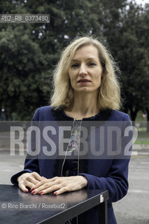 Rome March 17, 2018..Corine Pelluchon, philosopher, essayist and creator of the Animalist Manifesto/Corine Pelluchon, filosofa, saggista, autrice del Manifesto Animalista. ©Rino Bianchi/Rosebud2