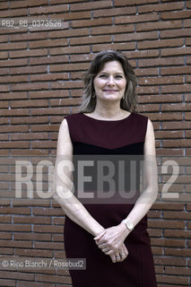 Rome March 18, 2018..Jennifer Egan, American writer, journalist for the New York Times Magazine, Pulitzer Prize for narrative in 2011, photographed in Rome/Jennifer Egan, scrittrice statunitense, giornalista per il New York Times Magazine, Premio Pulitzer per la narrativa nel 2011, fotografata a Roma ©Rino Bianchi/Rosebud2